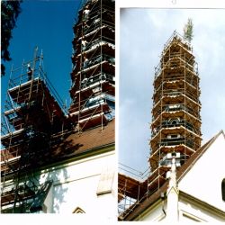 Turm-Fassadengeruest Porta Coeli 2003 01